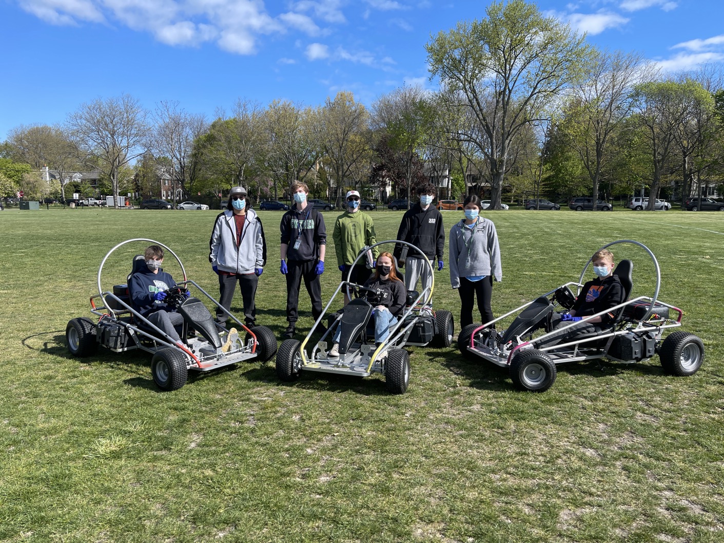 Electric gokarts fuel curiosity in New Trier's revamped automotive