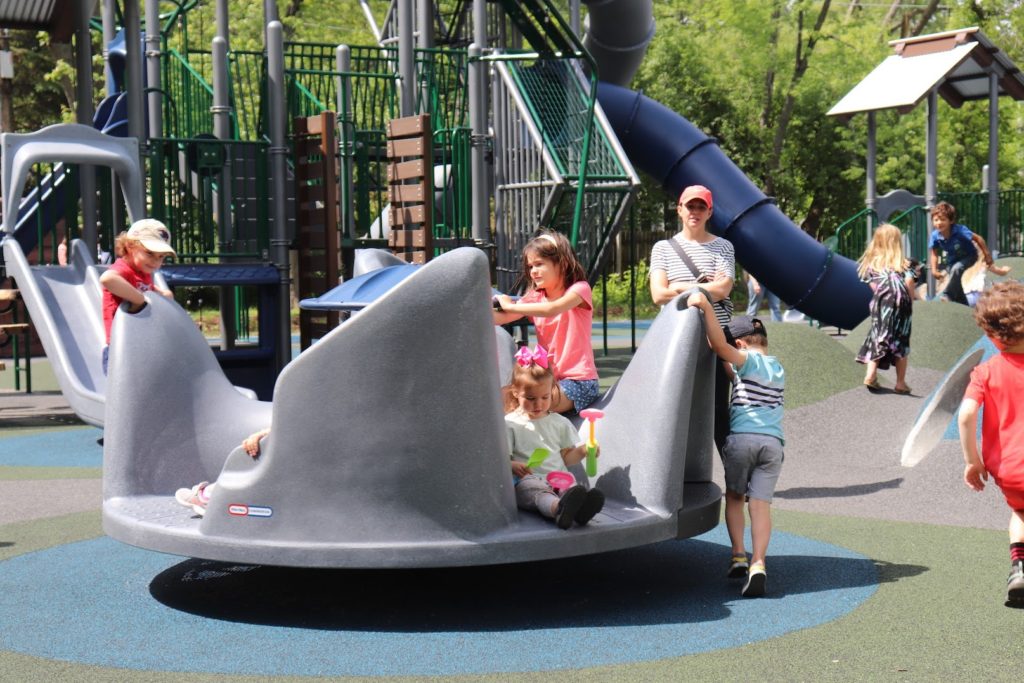 Northfield Park District Completes 1 5m Renovation At Clarkson Park With New Playground Splash Pad And More The Record