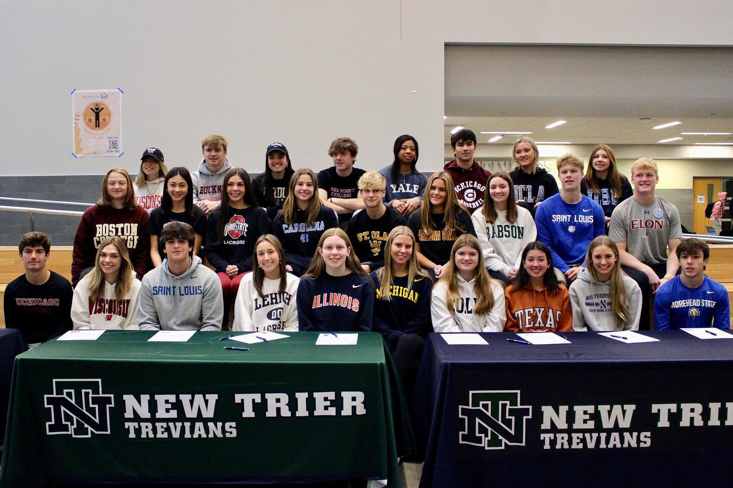 50plus local studentathletes celebrate their college commitments on